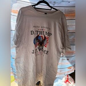 D. Trump J.D. Vance Graphic Tee - White
